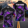 BlueJose Darts Angry Wolf Claw Marks Flame Personalized Name, Team Name Unisex Shirt (4 Colors)