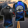 BlueJose Darts City Fire Ring Personalized Name, Team Name Shirt (4 Colors)