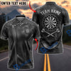 BlueJose Darts Black Leather Biker Zipper Jacket Accents Dartboard Personalized Name, Team Name Unisex Shirt (6 Colors)