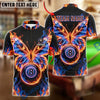 BlueJose Billiards 8 Ball Flaming Butterfly Wings Personalized Name Shirt (4 Colors)