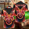 BlueJose Billiards 8 Ball Flaming Butterfly Wings Personalized Name Shirt (4 Colors)