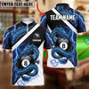 BlueJose Billiards 8 Ball Mythical Serpent Dragon Personalized Name Shirt (4 Colors)