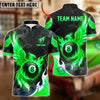 BlueJose Billiards 8 Ball Majestic Phoenix Feather Wings Pool Personalized Name Shirt (4 Colors)