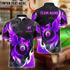 BlueJose Billiards 8 Ball Majestic Phoenix Feather Wings Pool Personalized Name Shirt (4 Colors)
