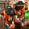 BlueJose Billiards 8 Ball Majestic Phoenix Feather Wings Pool Personalized Name Shirt (4 Colors)