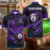 BlueJose Billiards 8 Ball Scorpion Thunder Strike Personalized Name Shirt (4 Colors)