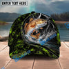 BlueJose Fishing Thunder Strike Personalized Name Classic 3D Cap Personalized Cap (13 Breeds)