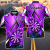 BlueJose Darts Lightning Strike Dartboard Luxury Sport Design Personalized Name, Team Name Unisex Shirt (6 Colors)