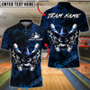 BlueJose Bowling & Pins Cowboy Gunslinger Customized Name, Team Name 3D Shirt (4 Colors)