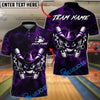 BlueJose Bowling & Pins Cowboy Gunslinger Customized Name, Team Name 3D Shirt (4 Colors)