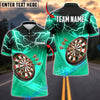 BlueJose Darts Lightning Dartboard Bullseye Personalized Name, Team Name Unisex Shirt (6 Colors)