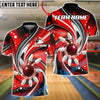 BlueJose Bowling And Pins Industrial Strike Explosion 3D Design Customized Name, Team Name 3D Shirt (4 Colors)