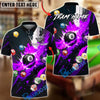 BlueJose Billiards 8-Ball Explosive Fire Effect Personalized Name, Team Name Unisex Shirt (6 Colors)