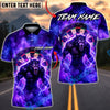 BlueJose Darts Werewolf Purple Electric Storm Multicolor Options Personalized Name Shirt (4 Colors)