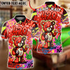 BlueJose Billiards 8-Ball 420 Bear Neon Graffiti Street Art Personalized Name, Team Name Unisex Shirt (4 Colors)