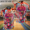 BlueJose Bowling 420 Bear High Customized Name, Team Name 3D Shirt (4 Colors)