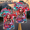 BlueJose Darts Graffiti Girl Street Art Funny Sht Arrow Personalized Name, Team Name Unisex Shirt (4 Colors)
