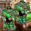 BlueJose Billiards Ball 8 Master Graffiti Style Personalized Name Shirt (4 Colors)