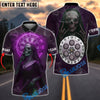 BlueJose Darts Grim Reaper Nun Customized Name, Team Name 3D Shirt (4 Colors)