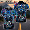 BlueJose Darts Monster Crab Graffiti Dartboard Multicolor Options Personalized Name Shirt (4 Colors)