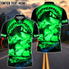 BlueJose Darts Fiery Dinosaur T-Rex Dartboard Personalized Name, Team Name Unisex Shirt (6 Colors)
