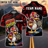 BlueJose Darts Funny Duck Cartoon Character Urban Streetwear Vibrant Sportswear Personalized Name, Team Name Unisex Shirt (4 Colors)