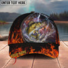 BlueJose Fishing Lightning Fire Thunder Personalized Cap (13 Breeds)