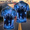BlueJose Darts Flame Hell Dogs Cerberus Dartboard Personalized Name, Team Name Unisex Shirt (4 Colors)