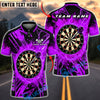 BlueJose Darts Electric Strike Geometric Dartboard Personalized Name, Team Name Unisex Shirt (6 Colors)