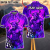 BlueJose Darts Muscular Minotaur Energy Design Personalized Name, Team Name Unisex Shirt (4 Colors)