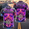 BlueJose Darts Snake Monster Fangs Graffiti Dartboard Personalized Name, Team Name Unisex Shirt (4 Colors)