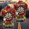 BlueJose Darts Never Give Up Evil Clown Dartboard Personalized Name, Team Name Unisex Shirt (4 Colors)