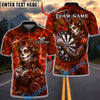 BlueJose Darts Sugar Skull Woman Roses Dartboard Personalized Name, Team Name Unisex Shirt (4 Colors)