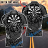 BlueJose Darts Halloween Monster Spider Wed Personalized Name, Team Name Unisex Shirt (6 Colors)