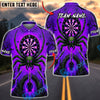 BlueJose Darts Halloween Giant Spider Triple Arrows Personalized Name, Team Name Unisex Shirt (6 Colors)