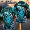 BlueJose Darts Halloween Vampire vs Skeleton Personalized Name, Team Name Unisex Shirt (4 Colors)