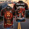 BlueJose Darts Play Darts Drink Beer Fire Lion Dartboard Fantasy Personalized Name, Team Name Unisex Shirt (4 Colors)