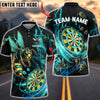 BlueJose Darts Bee Wasp Hornet Thunder Lightning Dartboard Fantasy Personalized Name, Team Name Unisex Shirt (6 Colors)