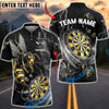 BlueJose Darts Bee Wasp Hornet Thunder Lightning Dartboard Fantasy Personalized Name, Team Name Unisex Shirt (6 Colors)