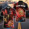 BlueJose Darts Bee Wasp Hornet Thunder Lightning Dartboard Fantasy Personalized Name, Team Name Unisex Shirt (6 Colors)