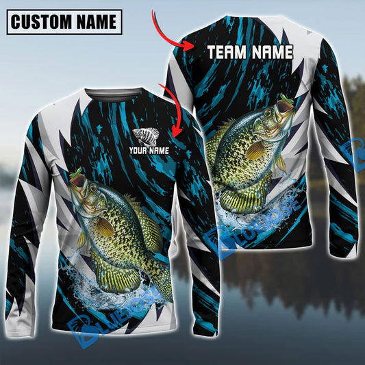 Bluejose Walleye Fishing Fire Thunderstorm Name & Team Name 3D Shirts