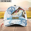 BlueJose Fishing Outdoor Water Splash Compass Graphic Personalized Cap (13 Breeds)