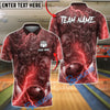 BlueJose Bowling & Pins Lightning Evil Face Clowns Customized Name, Team Name 3D Shirt (6 Colors)