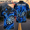 BlueJose Darts Charging Bull Flaming Dartboard Personalized Name, Team Name Unisex Shirt (4 Colors)