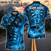 BlueJose Darts Flaming Warrior Target Strike Personalized Name, Team Name Unisex Shirt (4 Colors)
