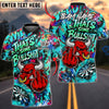 BlueJose Darts Angry Bull Middle Finger That's Some Bullshit Paint Splatter Personalized Name, Team Name Unisex Shirt (6 Colors)