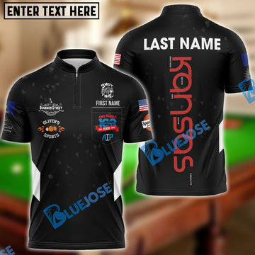 BlueJose Custom Billiards Shirts For Dustin Stubby