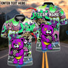 BlueJose Darts Teddy Bear Graffiti Personalized Name, Team Name Shirt (4 Colors)