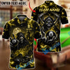 BlueJose Billiards 8 Ball Haunted Grim Reaper Personalized Name Shirt (6 Colors)