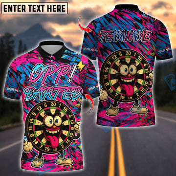 BlueJose Darts Oop I Darted Customized Name, Team Name 3D Shirt (4 Colors)